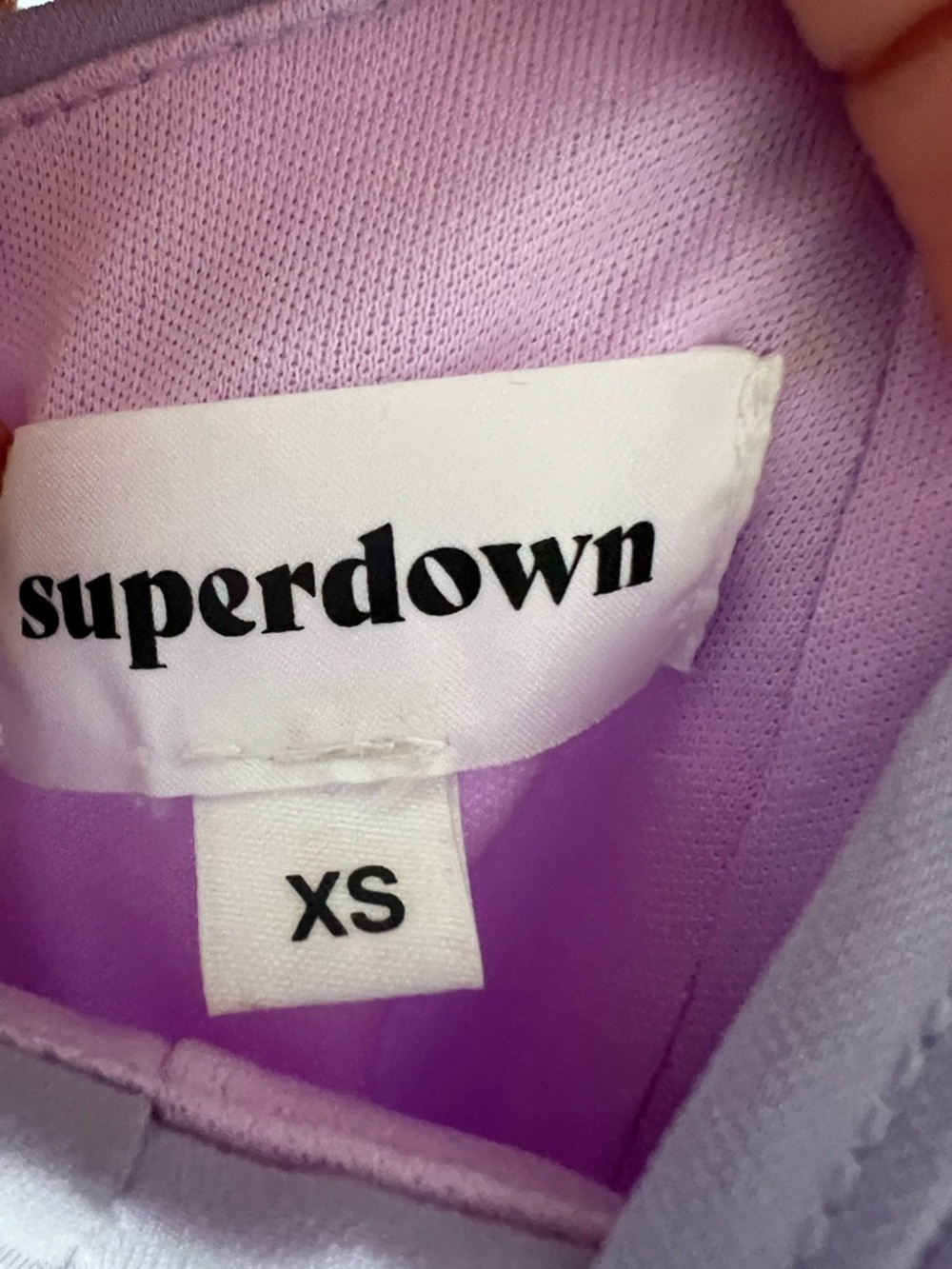 superdown Lilac Scoop Neck Mini Dress - Picture 6 of 6